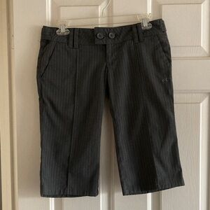 O'Neill Dark Gray Pinstripe Women's Bermudas